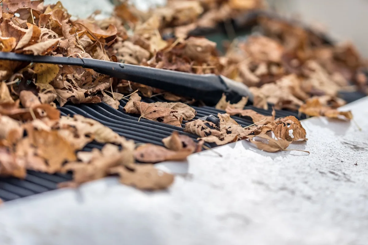 Micro-mesh gutter guards installed · Liberty
